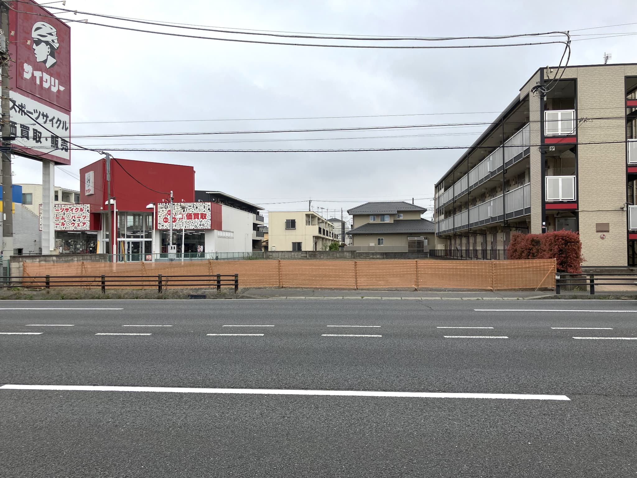川越事業用地の貸し倉庫（貸倉庫）・賃貸倉庫の外観