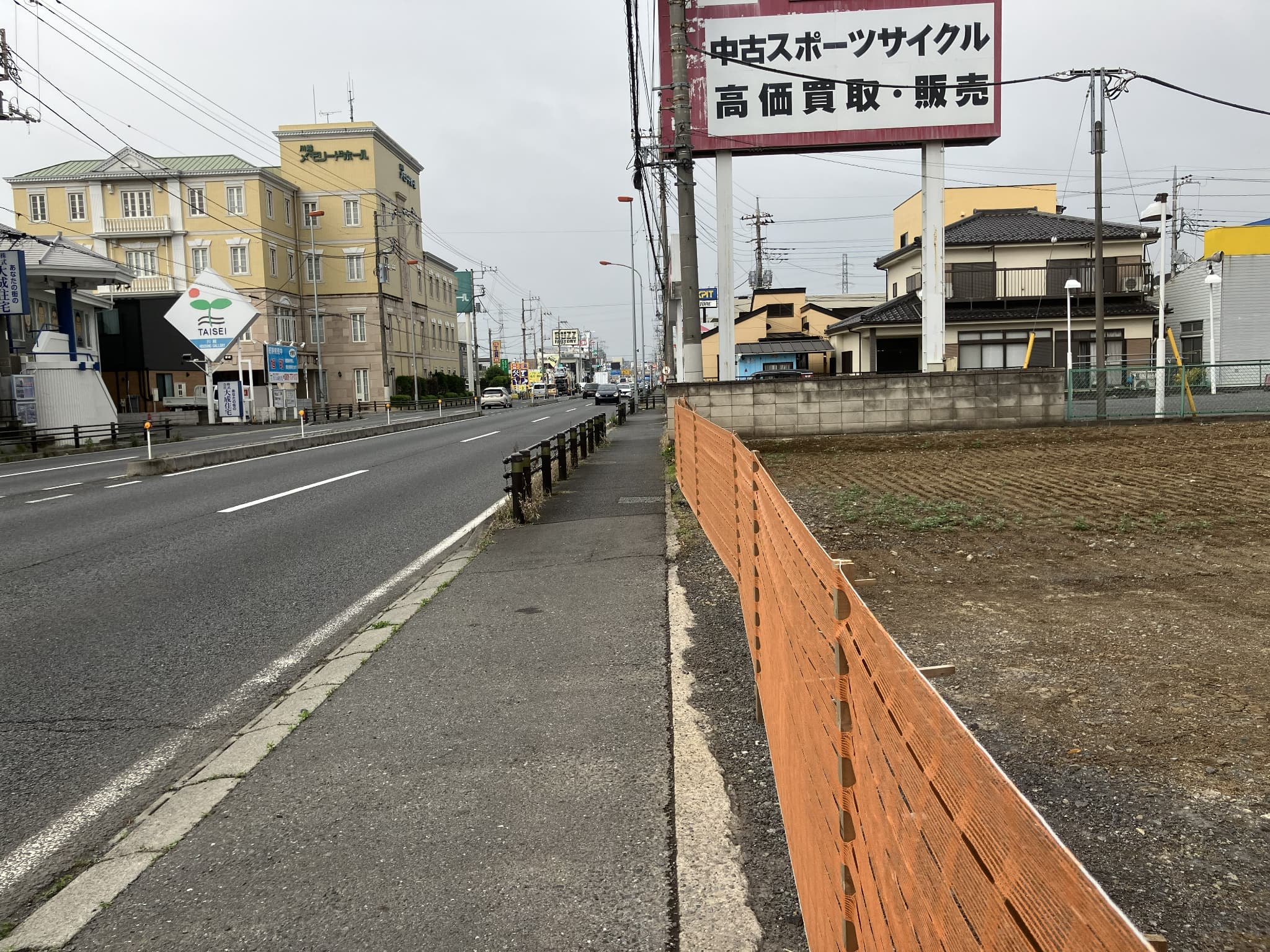 川越事業用地の貸し倉庫（貸倉庫）・賃貸倉庫の外観
