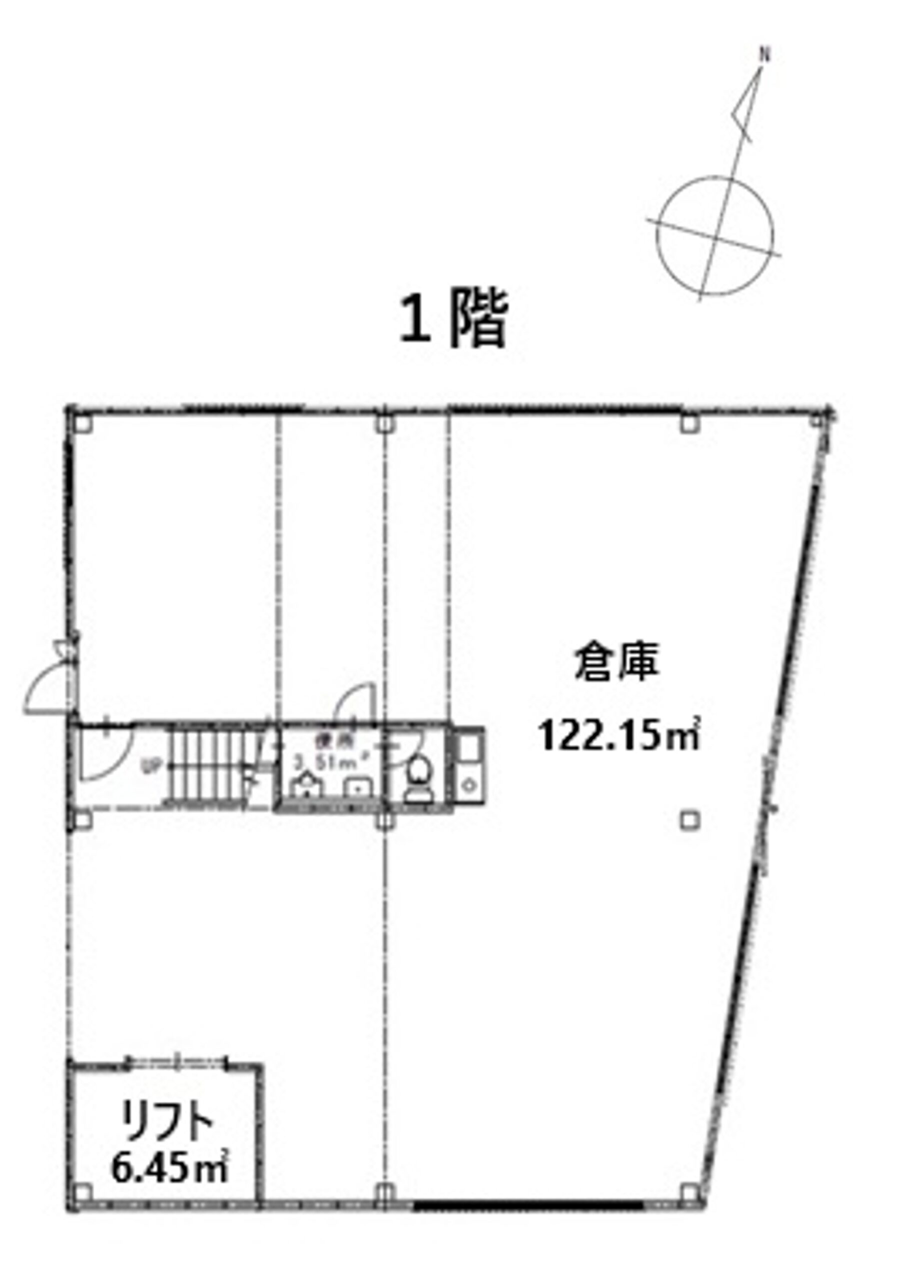 朝霞倉庫の貸し倉庫（貸倉庫）・賃貸倉庫の図面