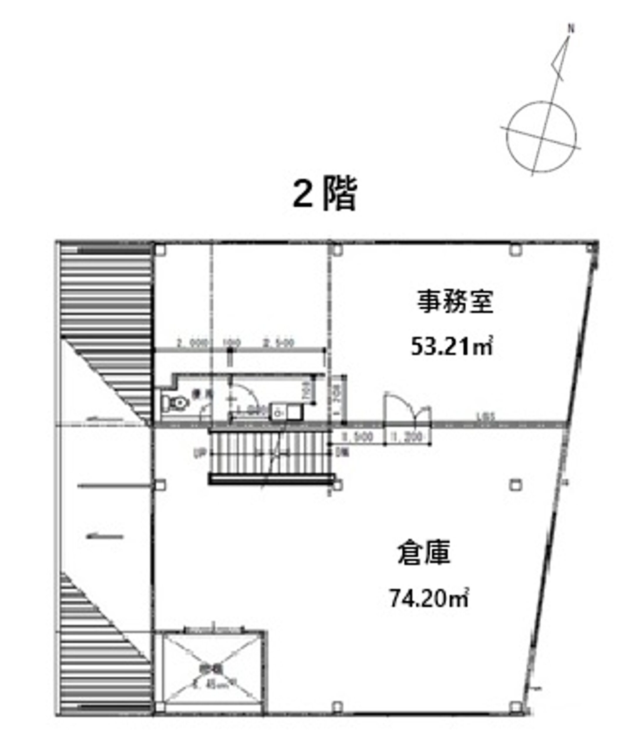 朝霞倉庫の貸し倉庫（貸倉庫）・賃貸倉庫の図面