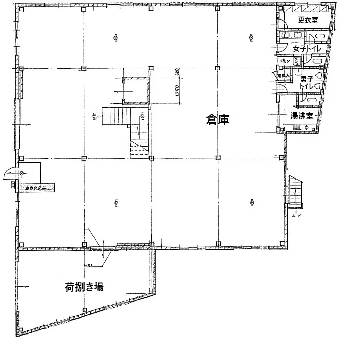 南鳩ヶ谷倉庫の貸し倉庫（貸倉庫）・賃貸倉庫の図面