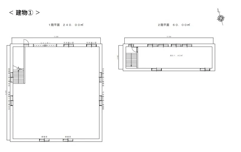 【売却済】東所沢倉庫の貸し倉庫（貸倉庫）・賃貸倉庫の図面
