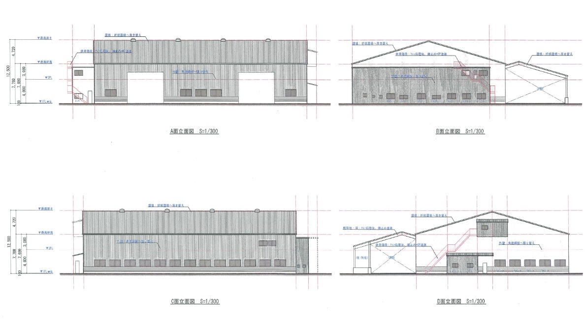 【売却済】関宿工場の貸し倉庫（貸倉庫）・賃貸倉庫の図面